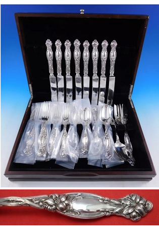 Frontenac by International Sterling Silver Flatware Service 8 Set 43 pcs Dinner